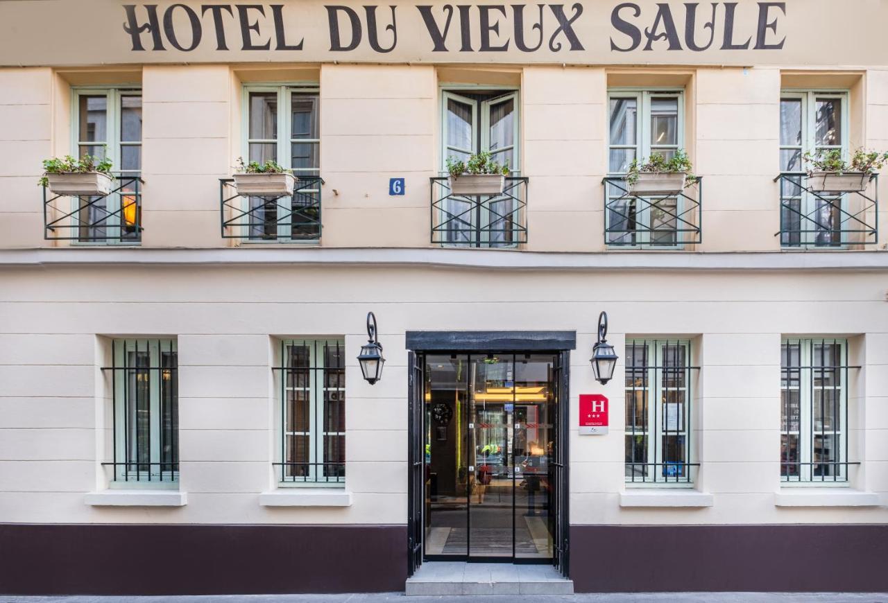 Hotel Du Vieux Saule Paris Exteriör bild